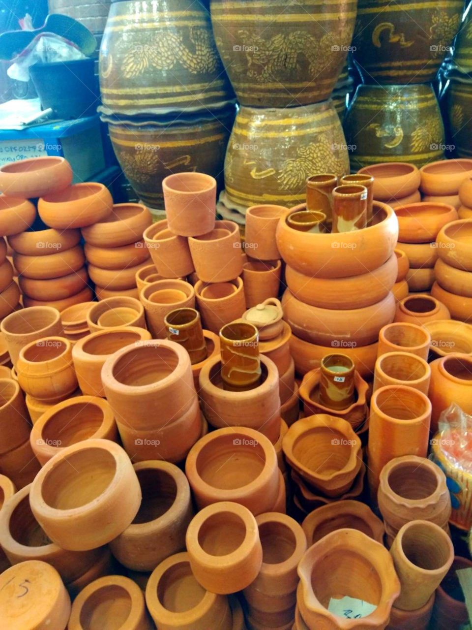 Pottery for sale.