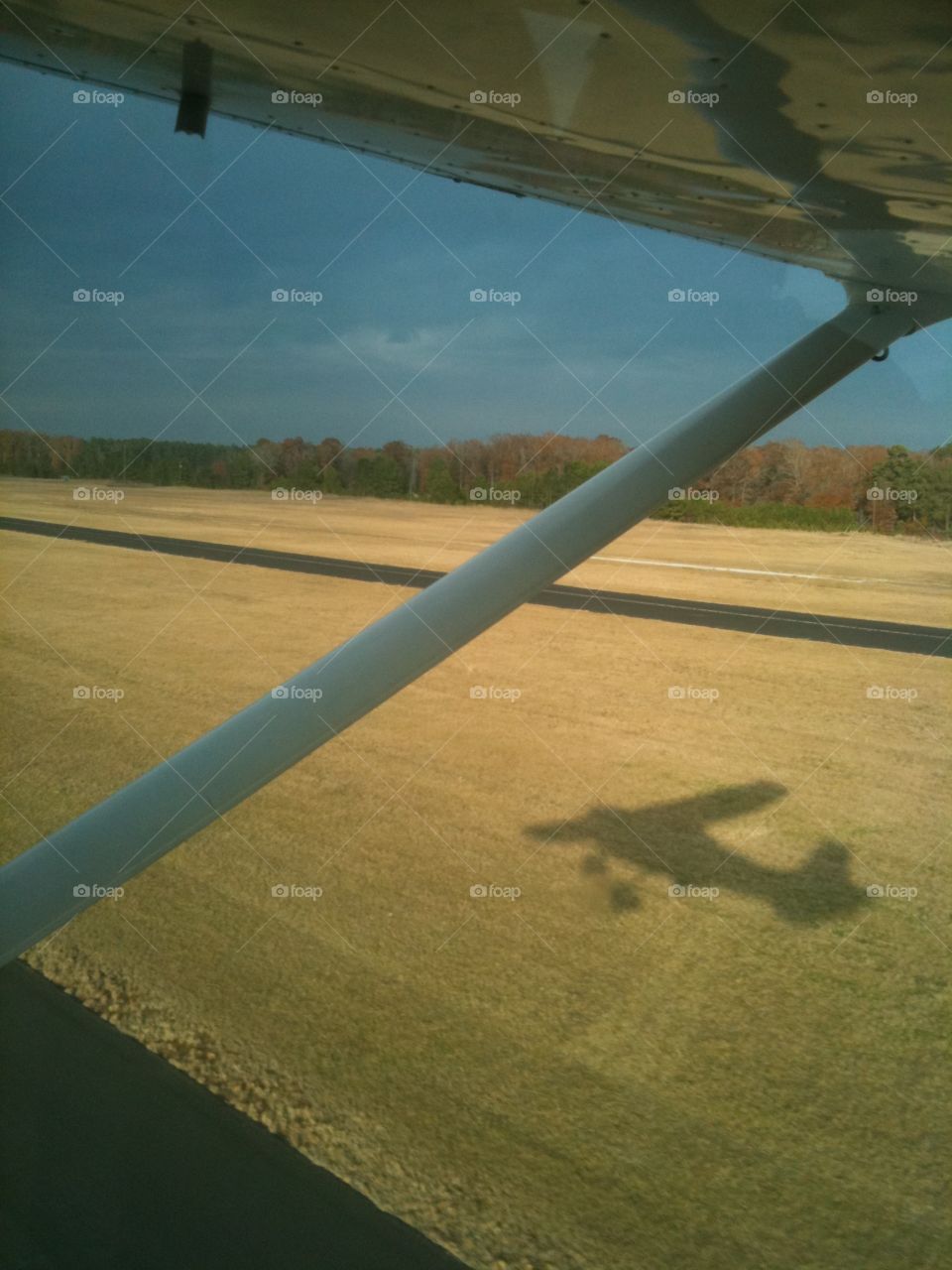 Small plane flight