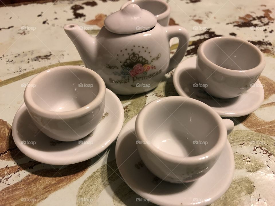 A little small tea set