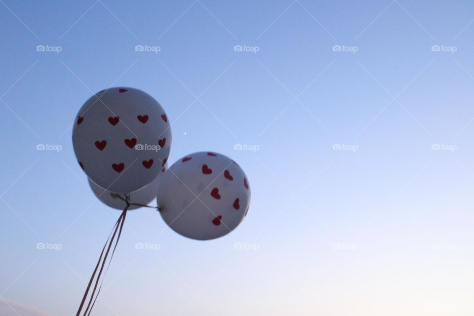 Balloons with hearts 🥰❤