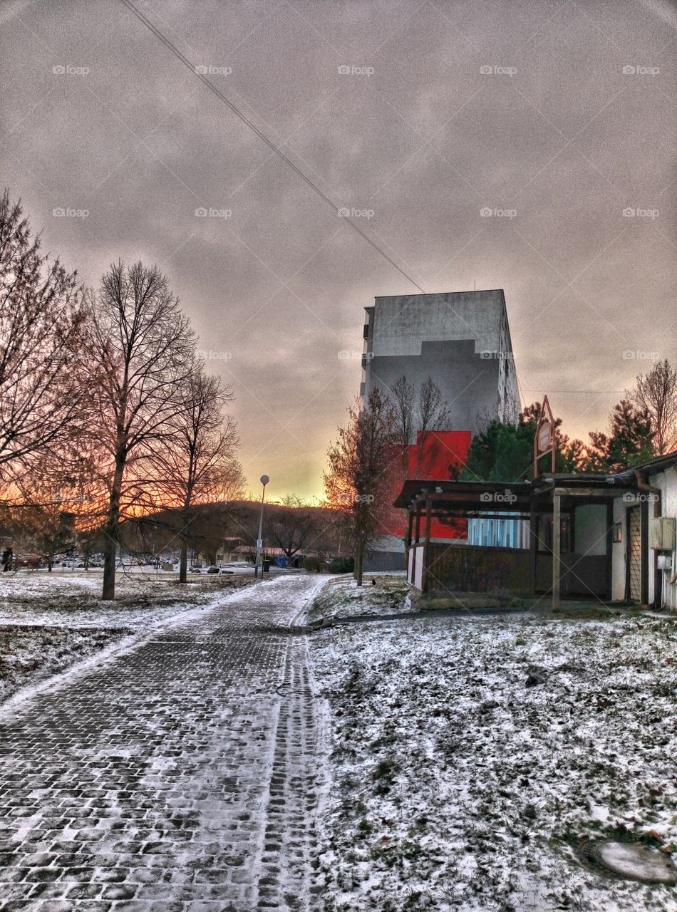 Perspective of a road