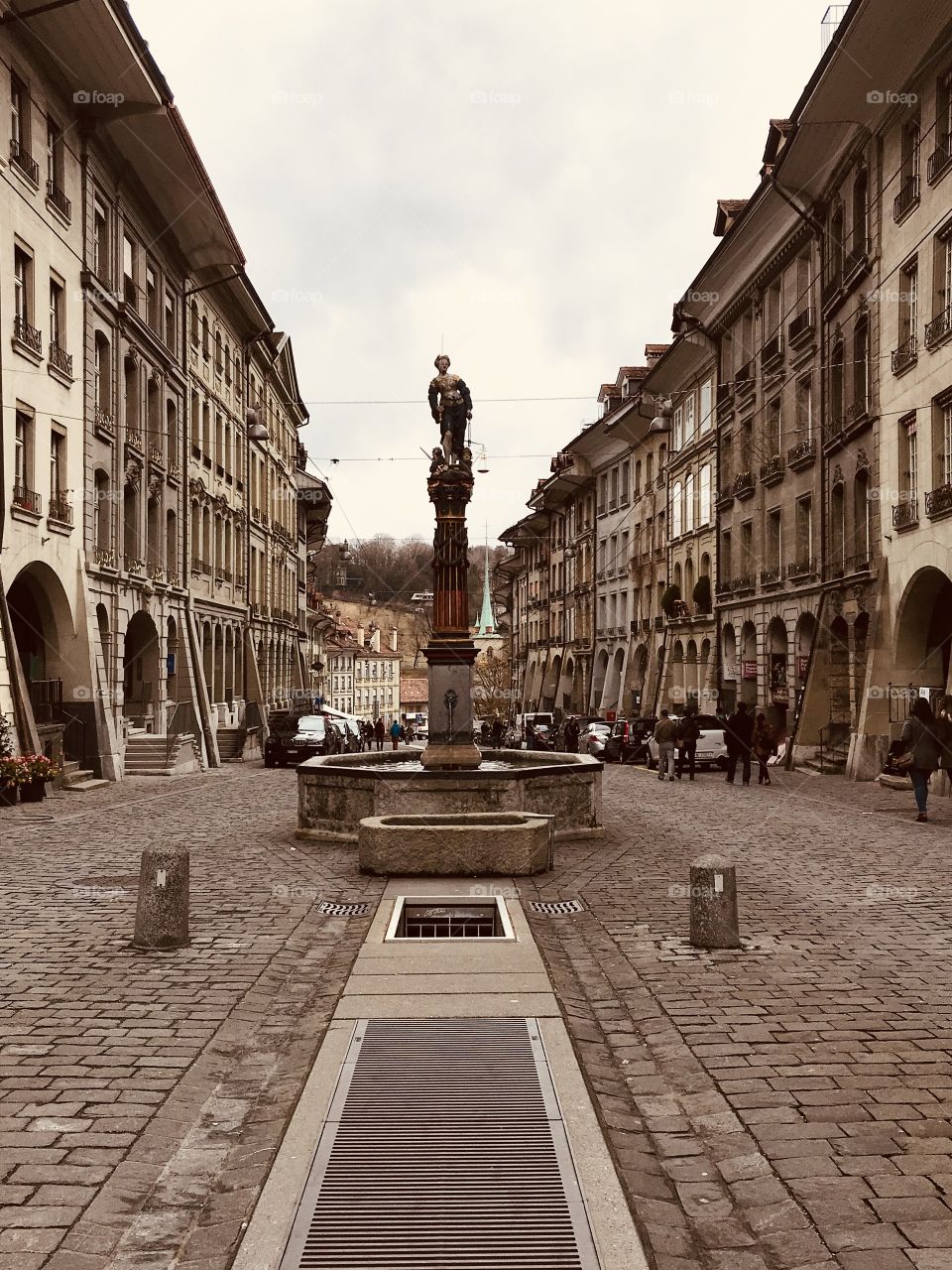 Old fashion streets in Bern