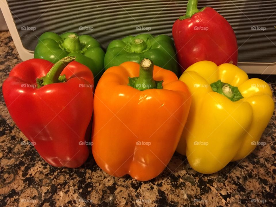 Bell pepper 
Colorful