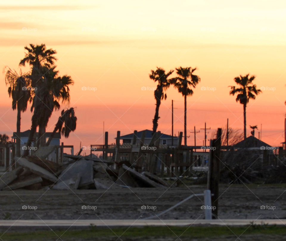 beach storm destruction hurricane by lightanddrawing