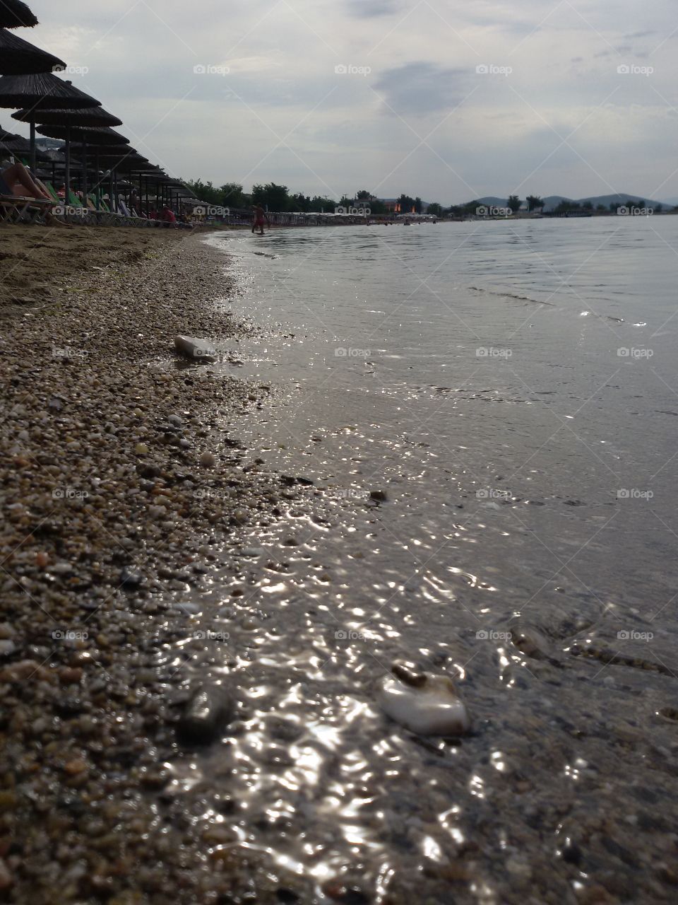 Sand beach in Greece