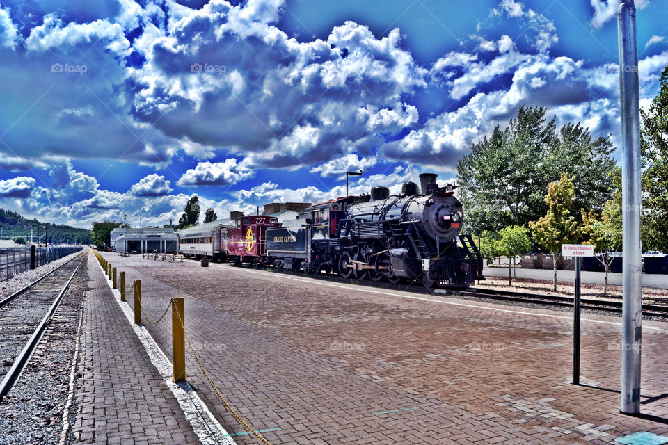 clouds train hdr america by iphotograph-2610