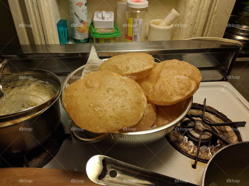 Poori, indian food