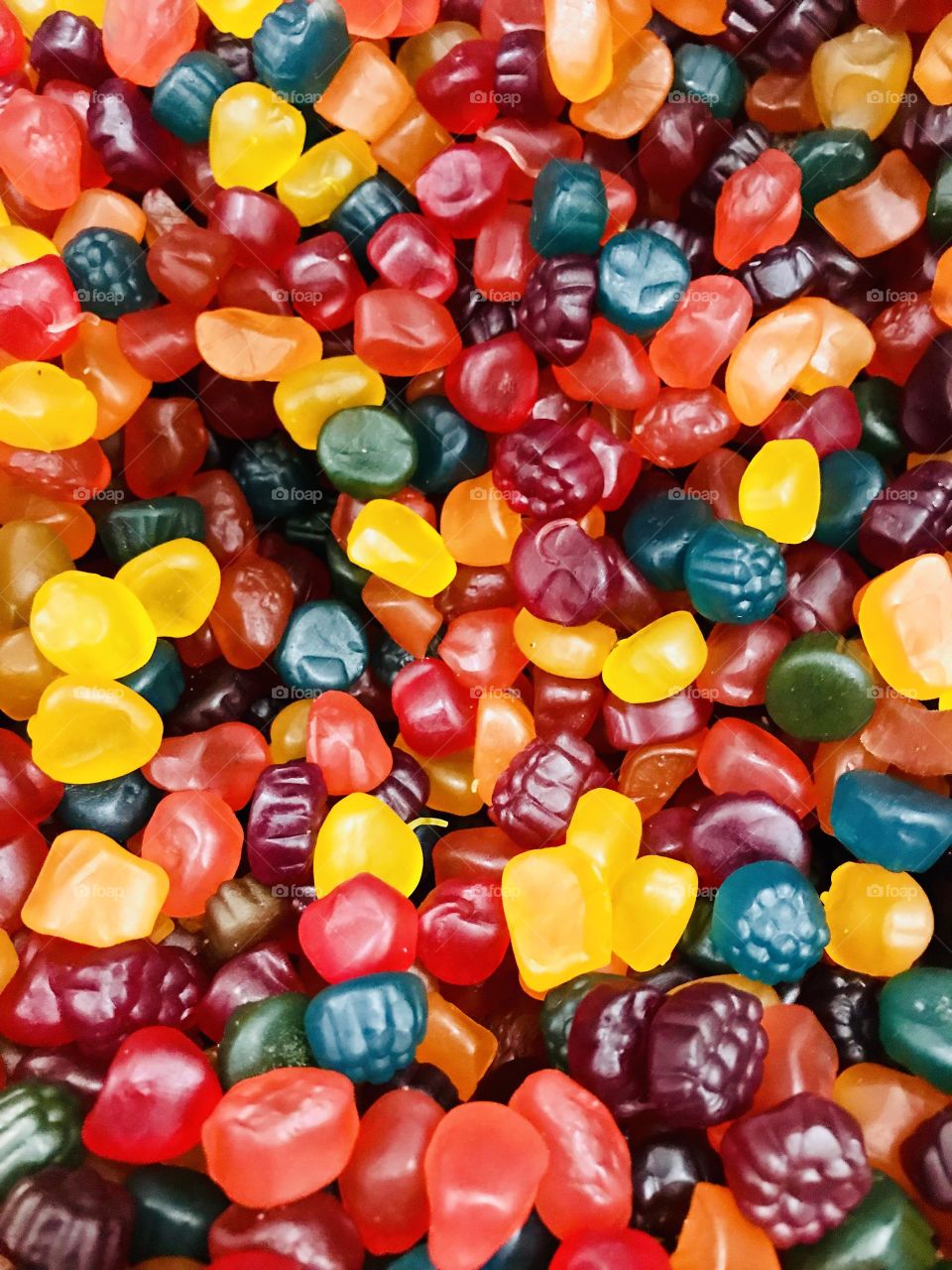 Colorful Gummy bears