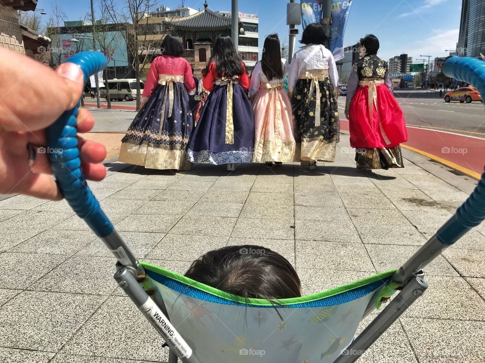 Going for a walk in Korea