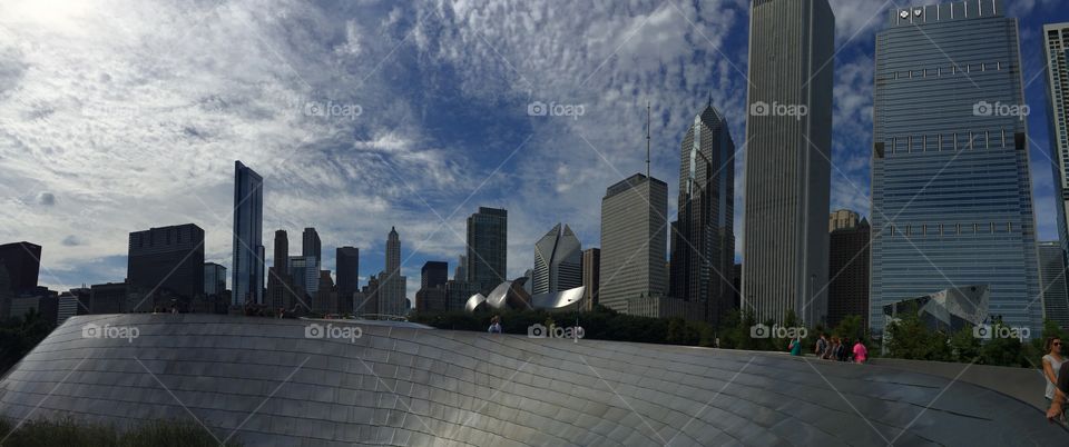 Chicago Skyline Panoramic 