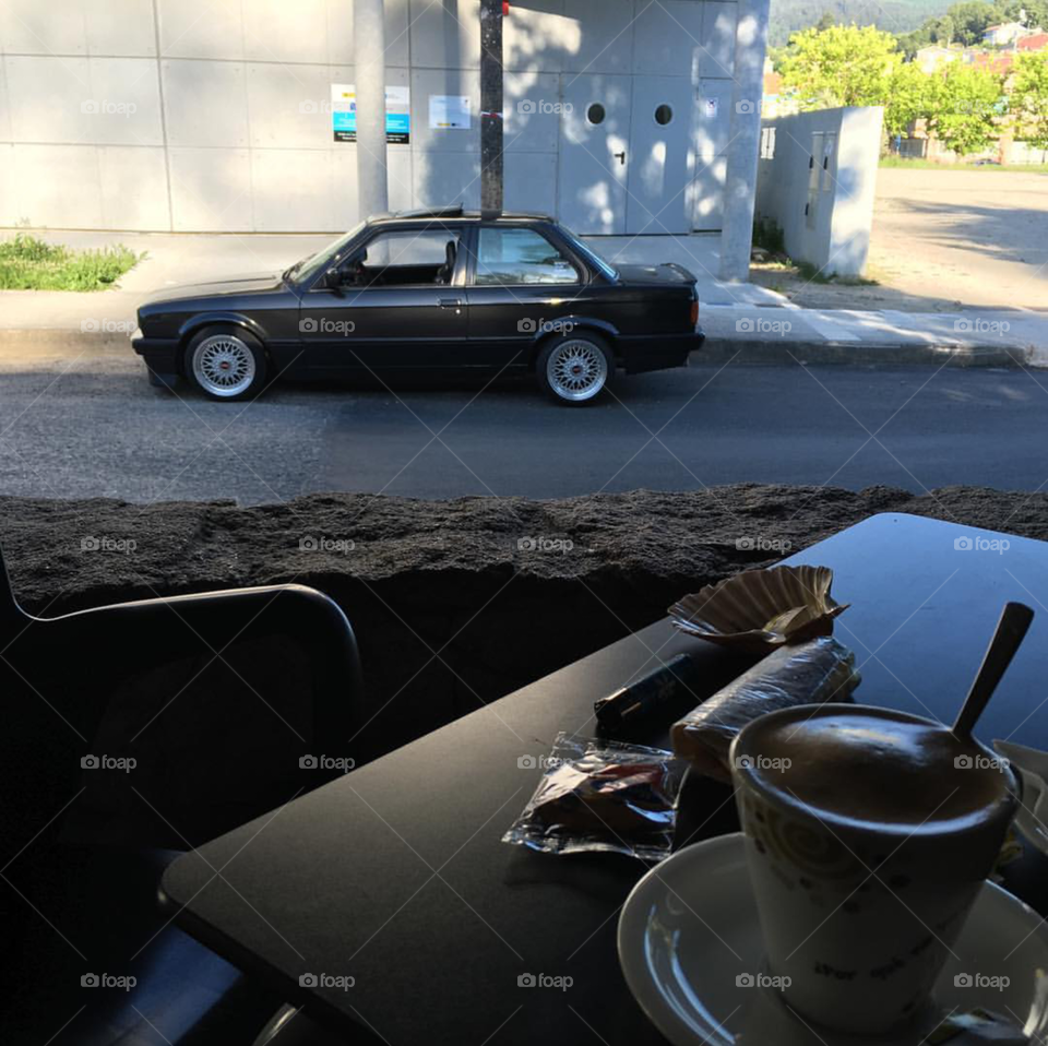 Coffe and cars