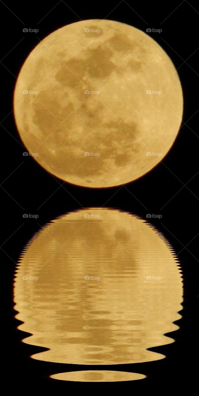 moon reflection