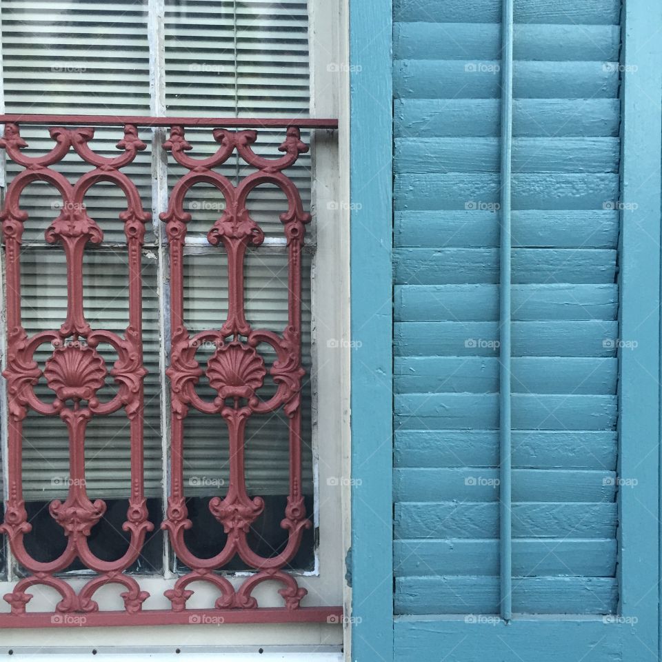 New Orleans . Getting lost in the French Quarters colors.