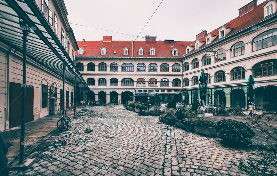 Old architecture at Graz city, Austria