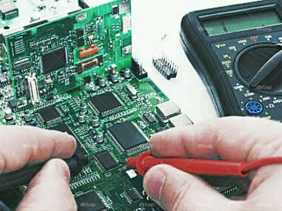 Circuit board || Multimeter || Technology