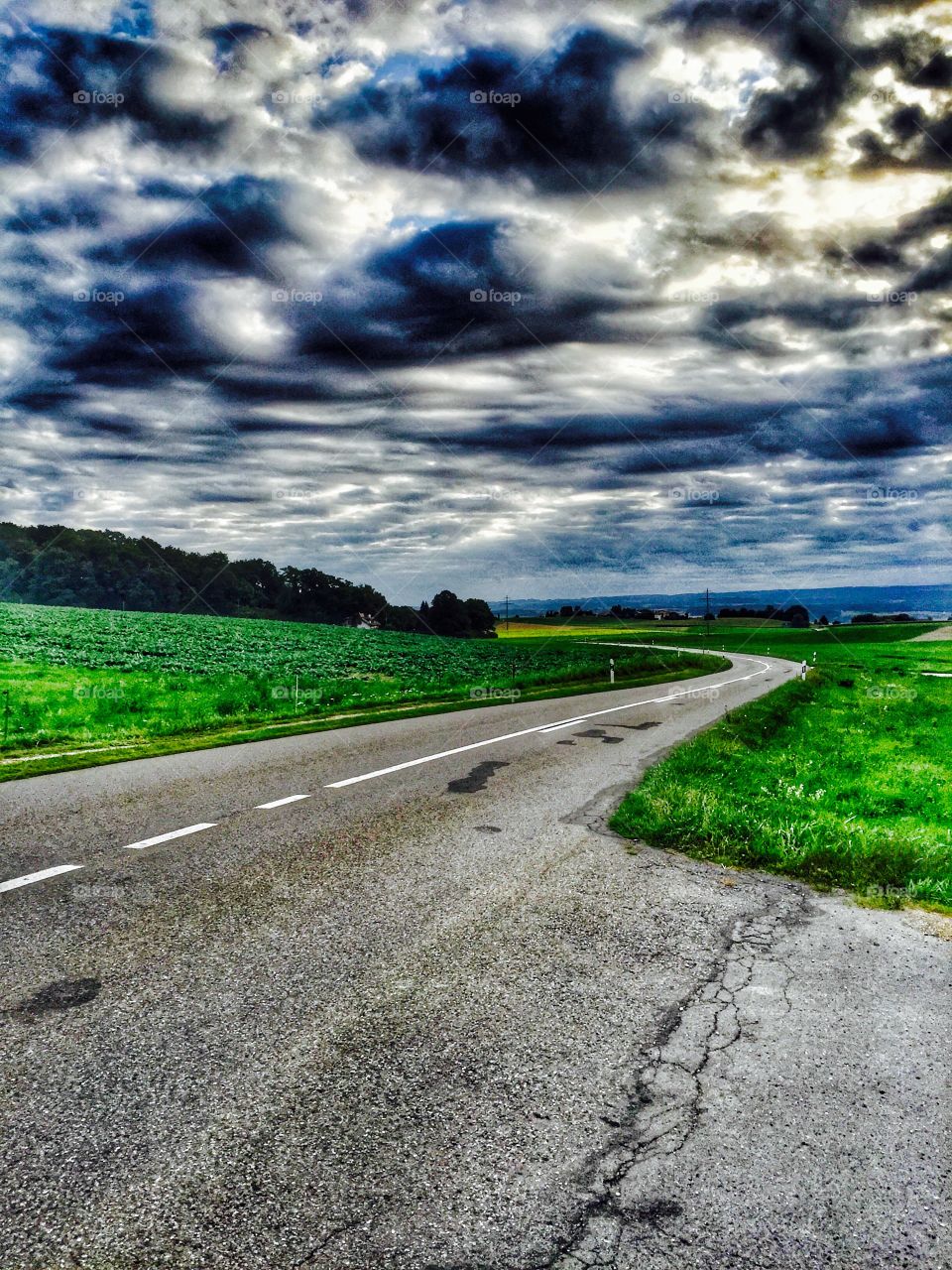 Street Cottens Switzerland 