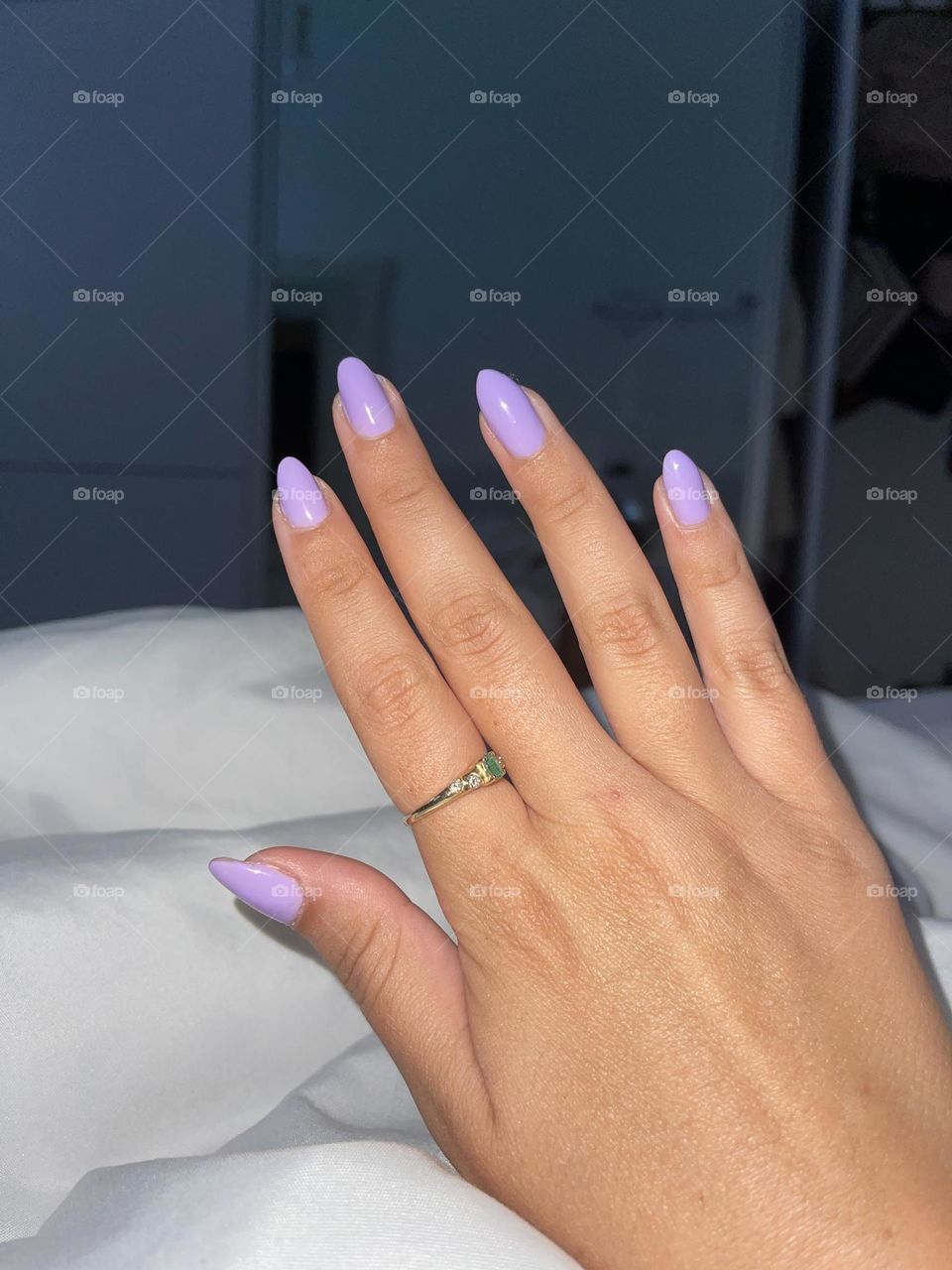 Purple manicure 💜