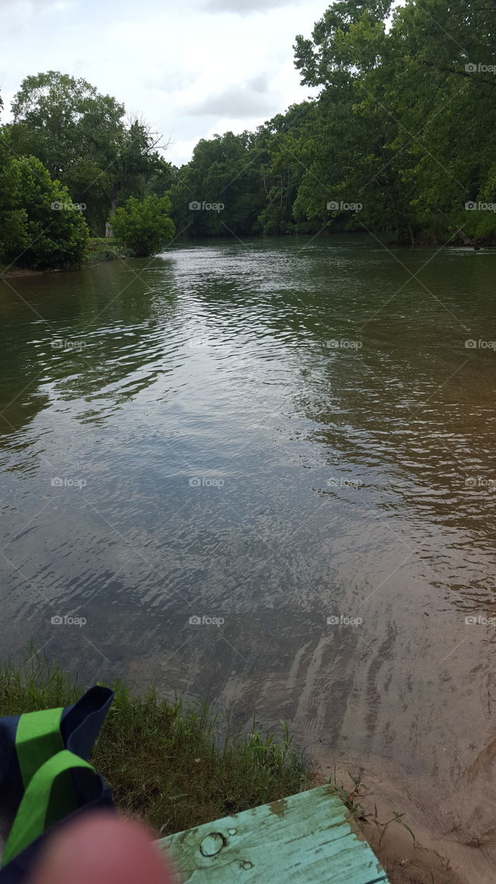 Spring River Flowing