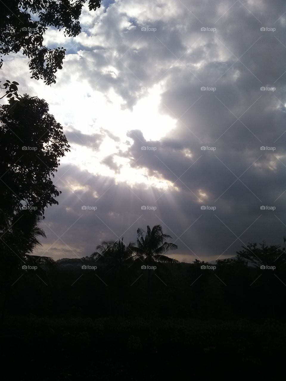 a cloudy sky panorama