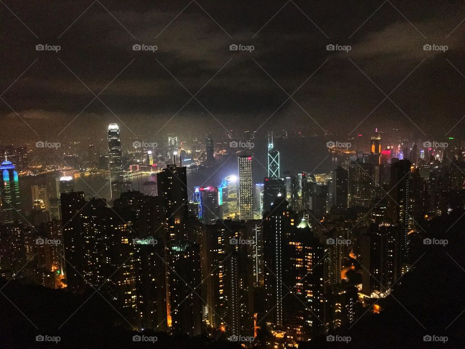 Hong Kong night view 