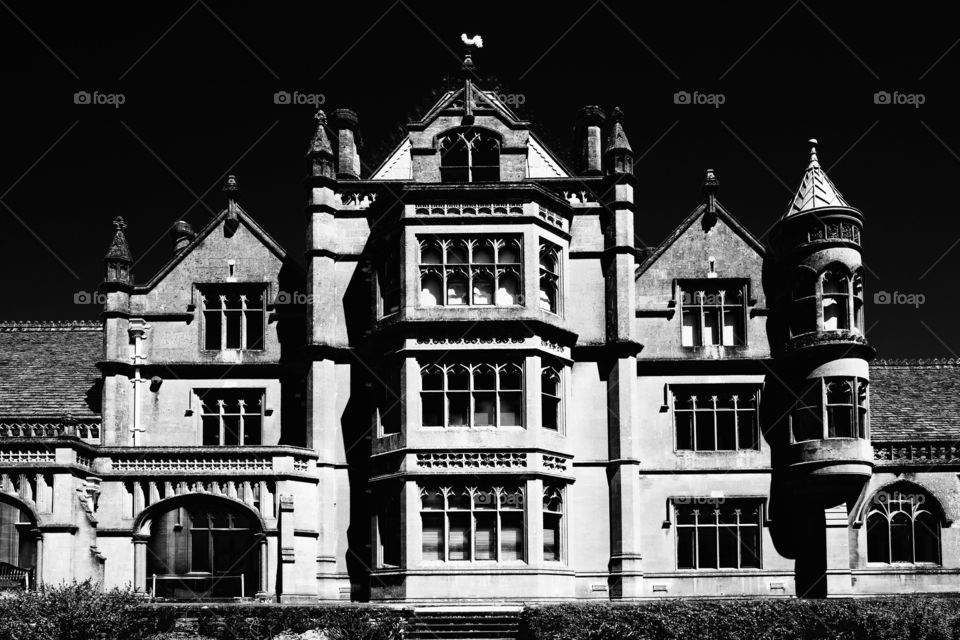 Gothic . Gothic stately home 