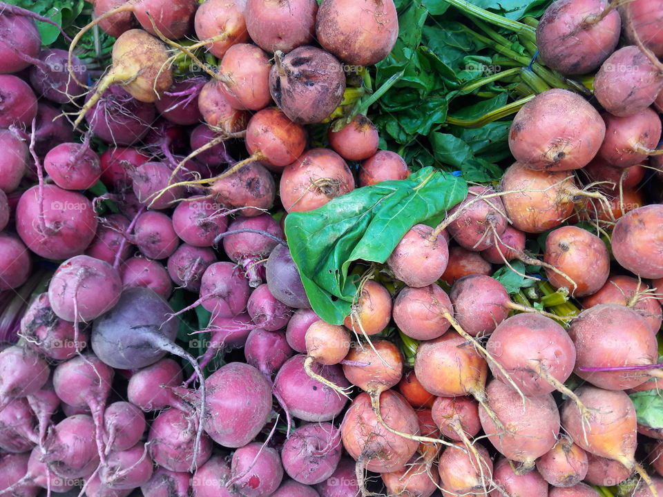 Full frame of vegetables