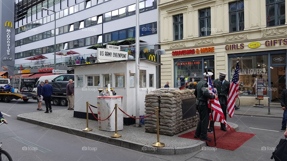 Checkpoint Charlie (Checkpoint C) Berlin, Germany