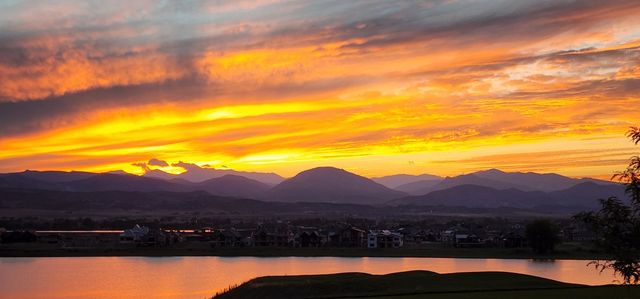 Sunset over Heron Lakes