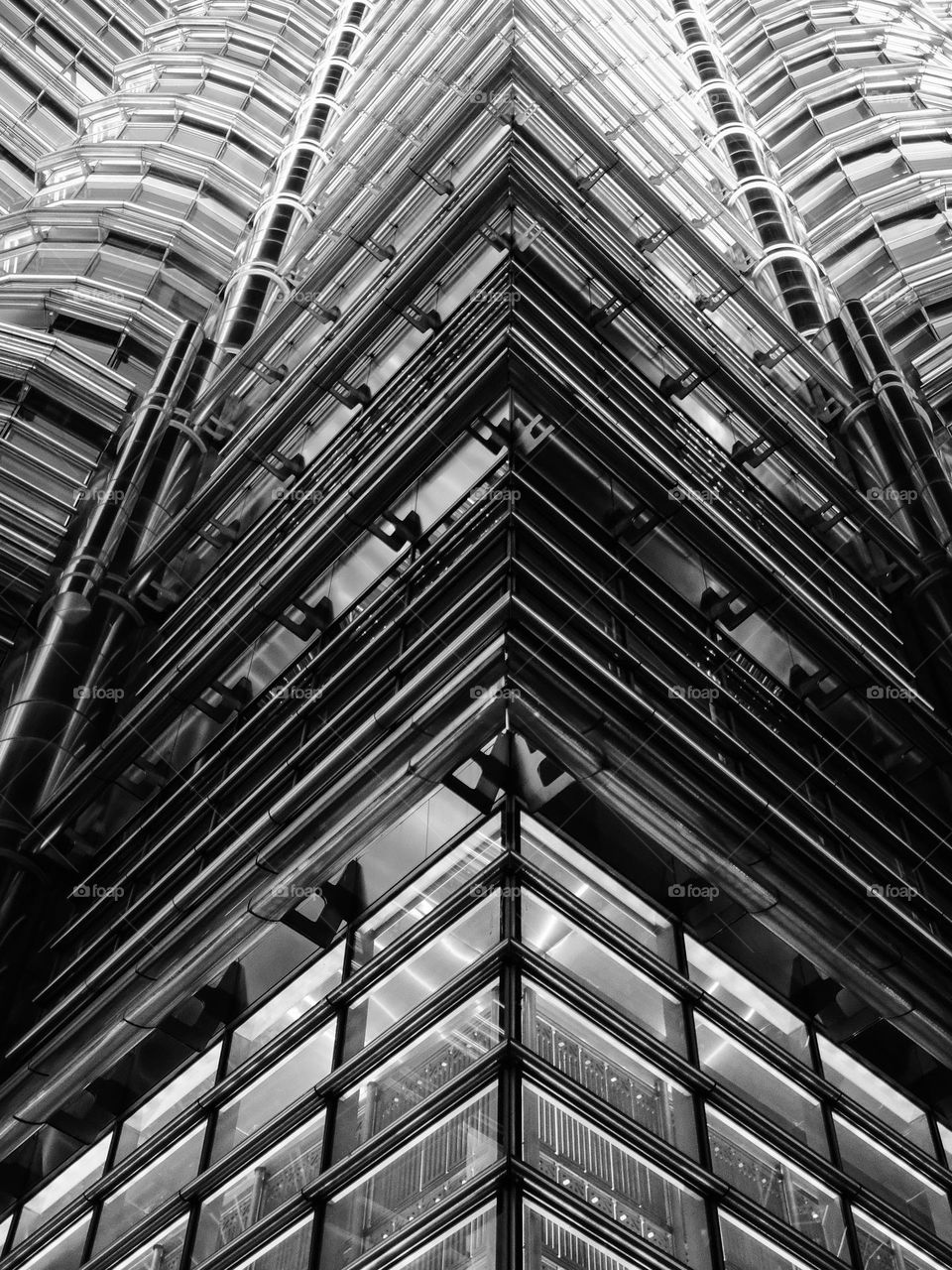 Petronas towers steel facade