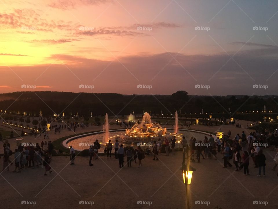 Sunset at Versailles