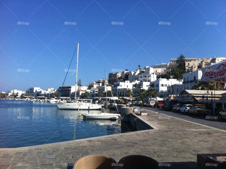 naxos sky summer town by betty