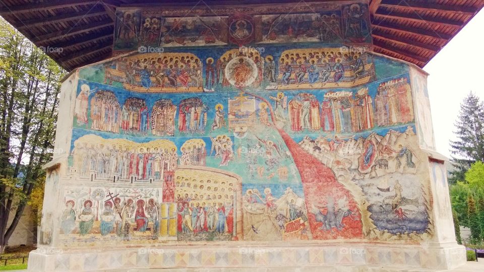 Voronet, monastery church,