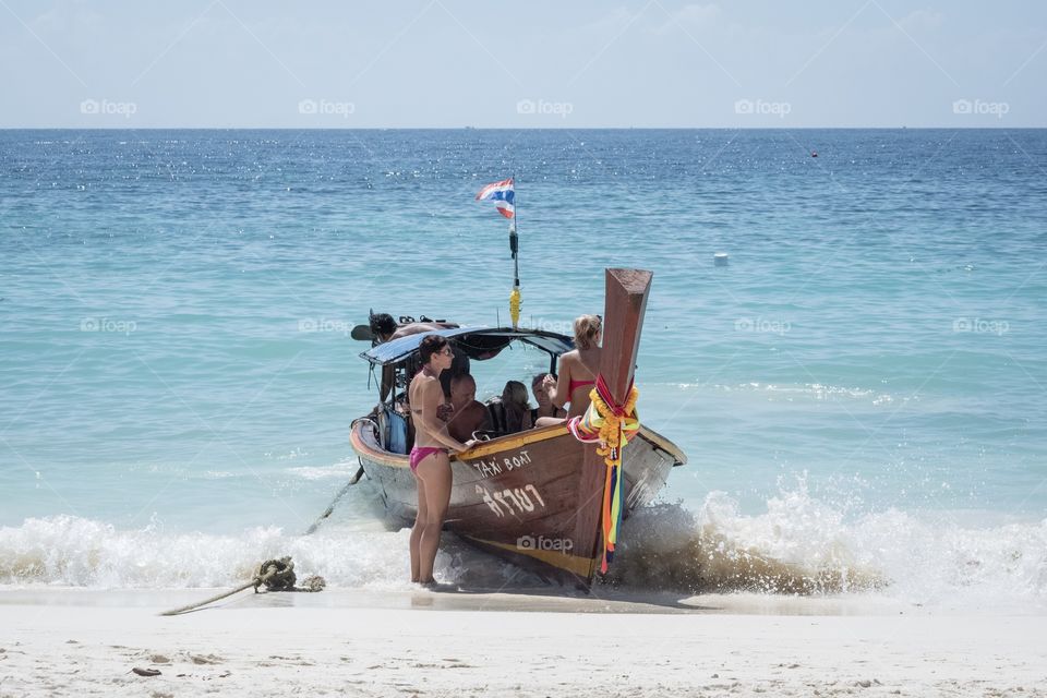 Diving trip with the local boat