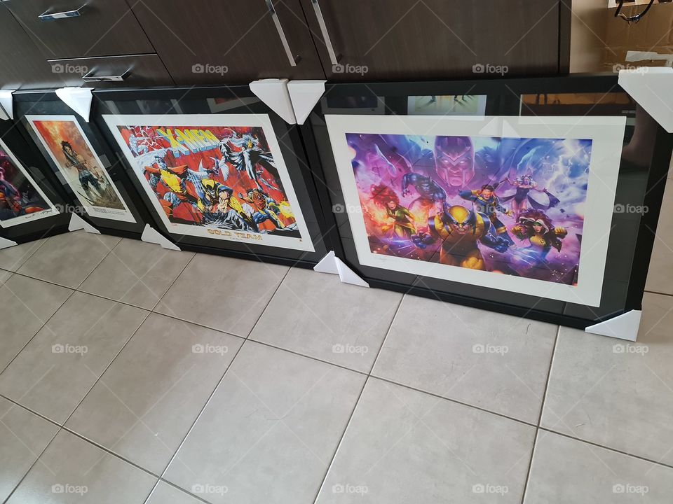 X-men framed limited edition prints