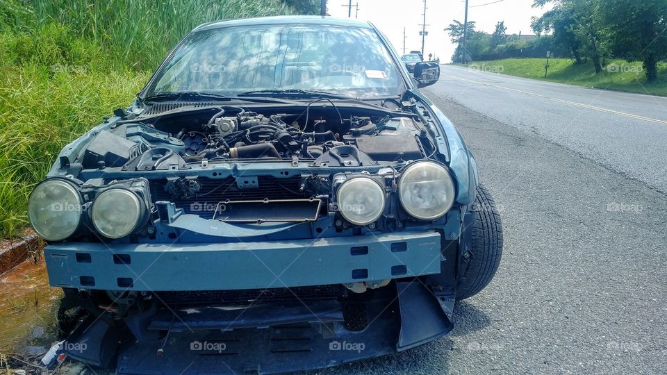 Stripped Jaguar S-Type