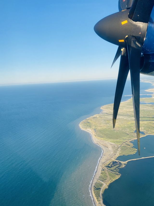 Over the sea