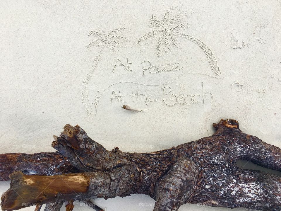 At Peace on the Beach