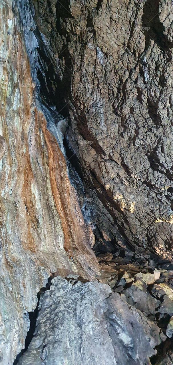 Rocks on the cave