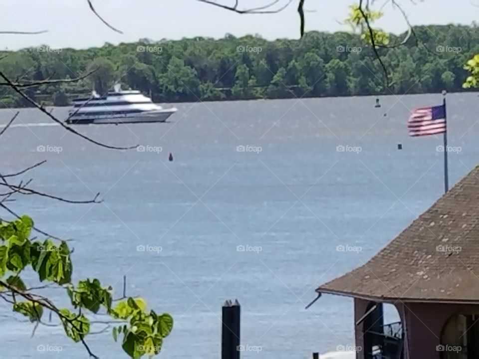 Potomac River ship