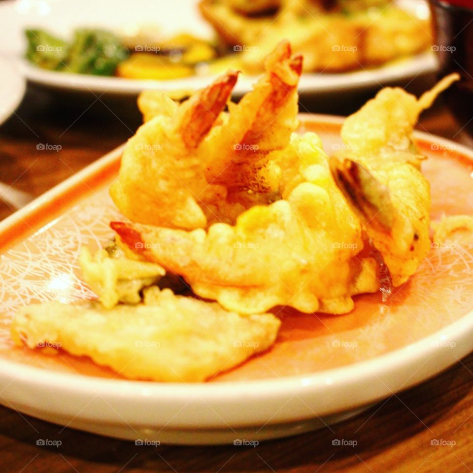 This is a picture of the Tempura that we ate during our anniversary celebration. It tasted great. One of my favorites from the menu.