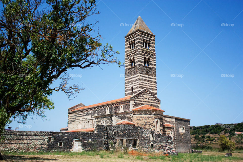 Over view of sardinia church