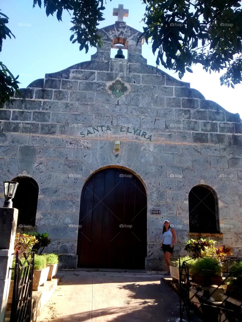 beautiful Santa Elvira chapel in Cuba Varadero tourist walk