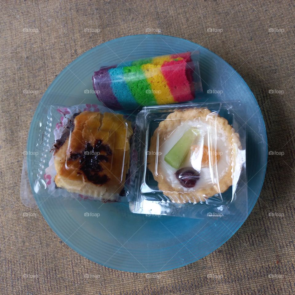 Traditional cakes for snacks or lunch