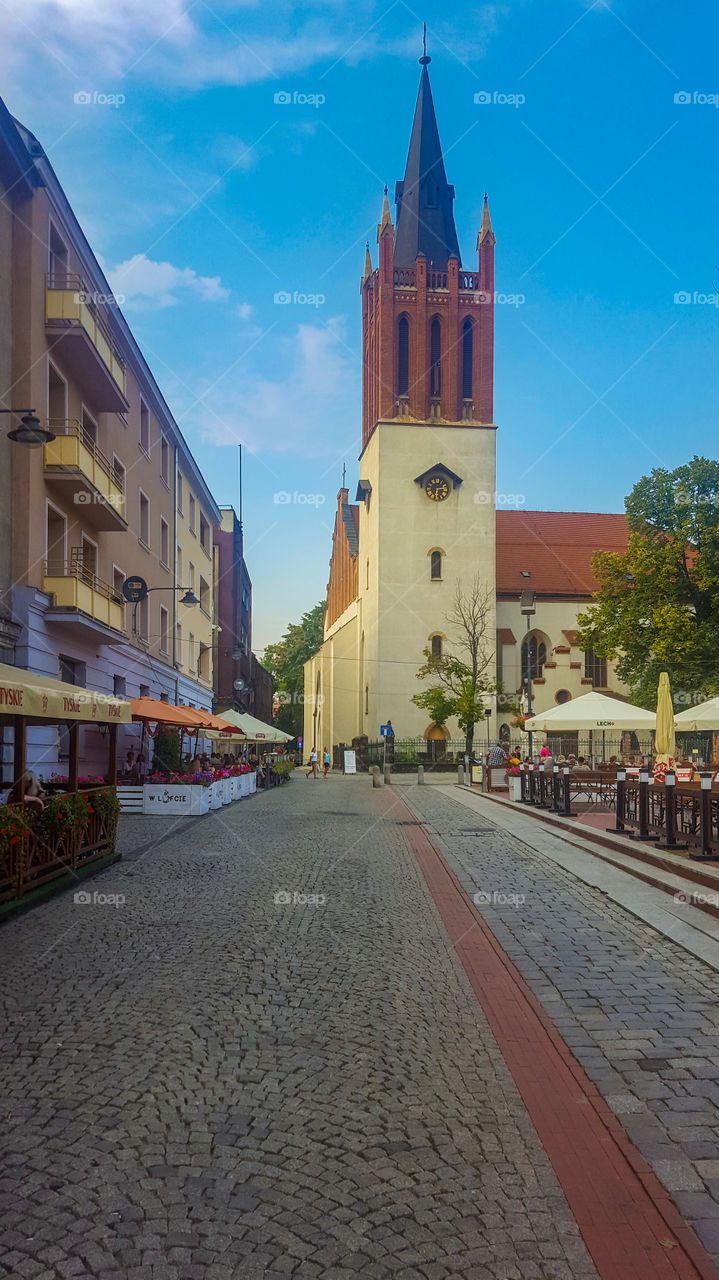 Gothic St. Maria church in Bytom
