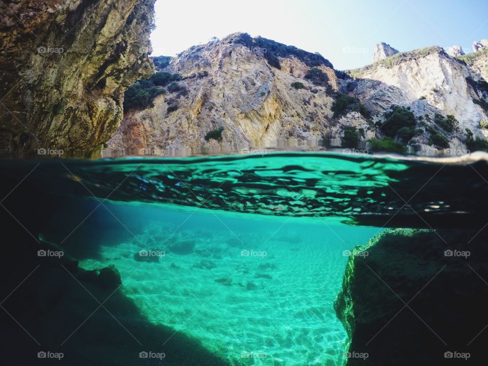 Corfu paradise beach greece