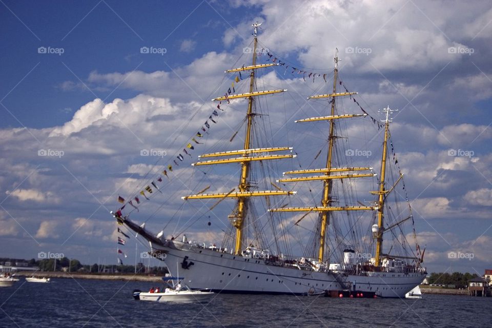 Barque Columbia in Newport, Rhode Island