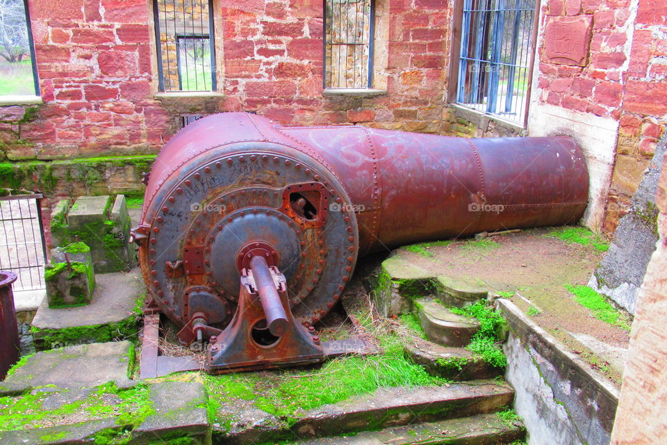 Old water powered generator