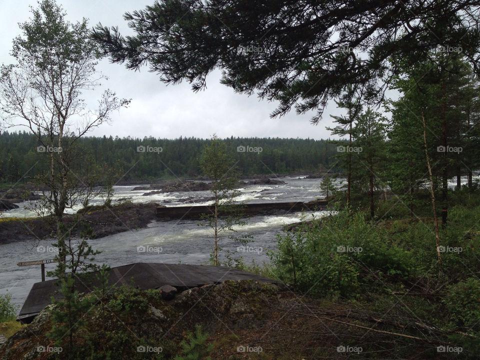sweden nature water river by flingan77
