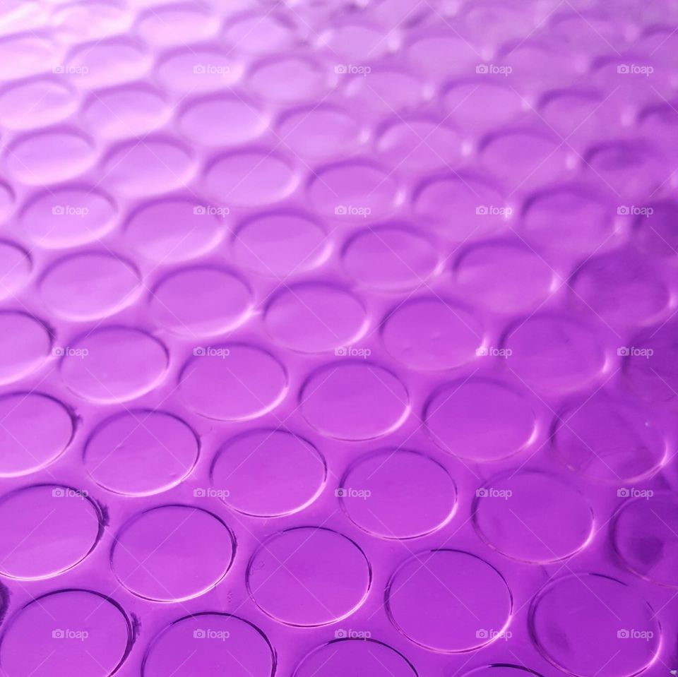 Circle shape on purple background