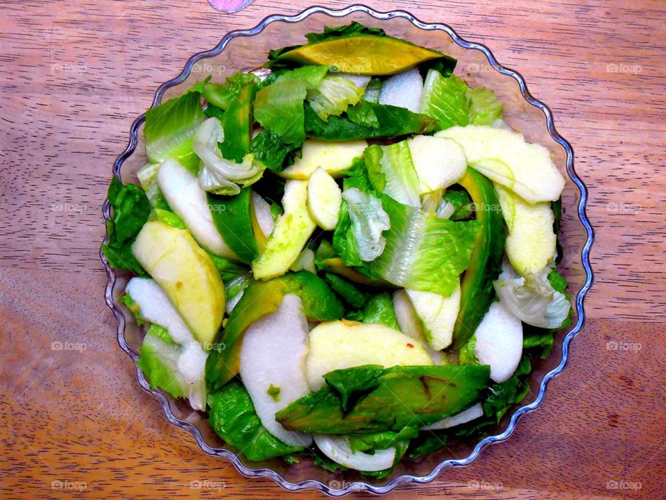 fresh fruit and vegetable salad